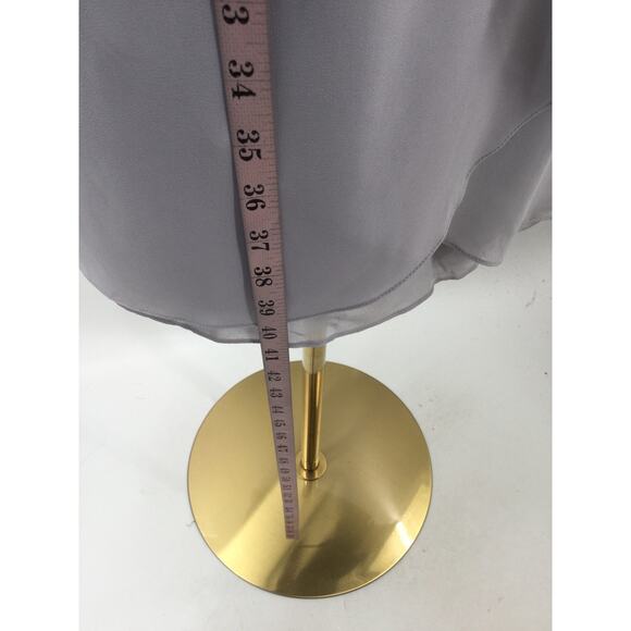 AW BRIDAL 8 M grey chiffon formal party mother of the bride 2pc dress NEW B51 - Picture 6 of 11